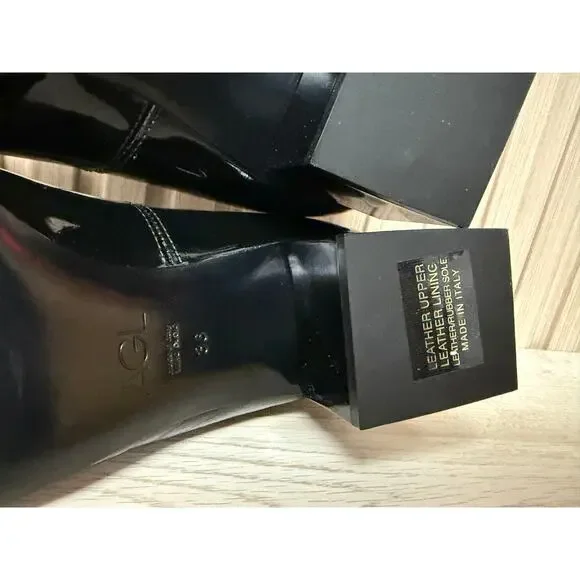 AGL Angie Wave Patent Leather Pump Womens Shoes Sz US6 New - Picture 14 of 16